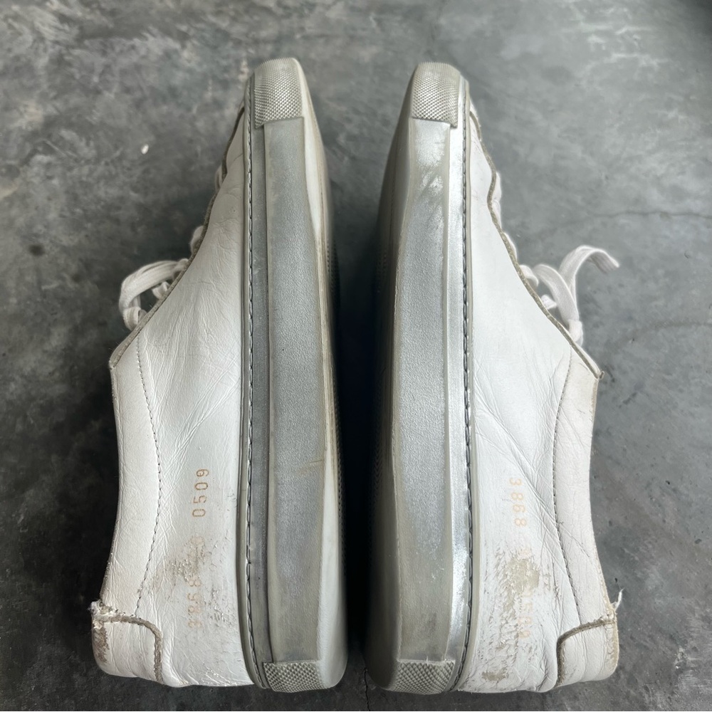 Common Projects Size 39 white leather silver soles - Picture 4 of 8